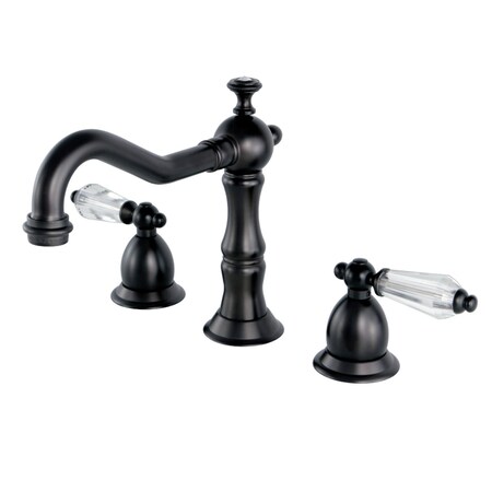 Kingston Brass KS1975WLL 8" Widespread Bathroom Faucet, Oil Rubbed Bronze KS1975WLL
